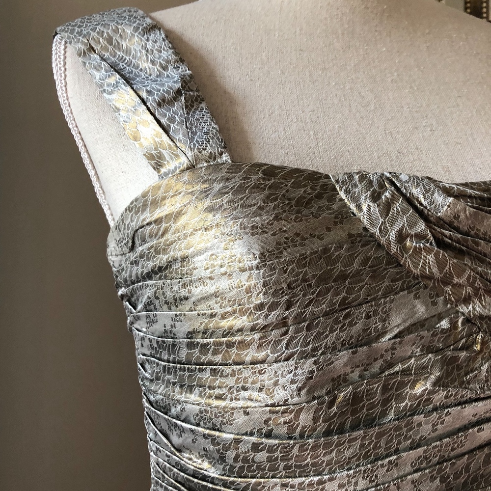 ❤️ Host Pick DVF Metallic Cocktail Dress